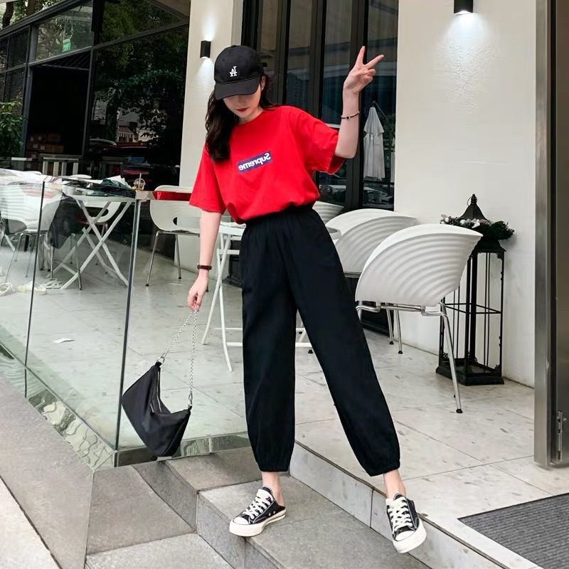 Quần Dài Nữ Ống Rộng Thời Trang Năng Động Quần Jogger SPUN 8 Màu Unisex | BigBuy360 - bigbuy360.vn