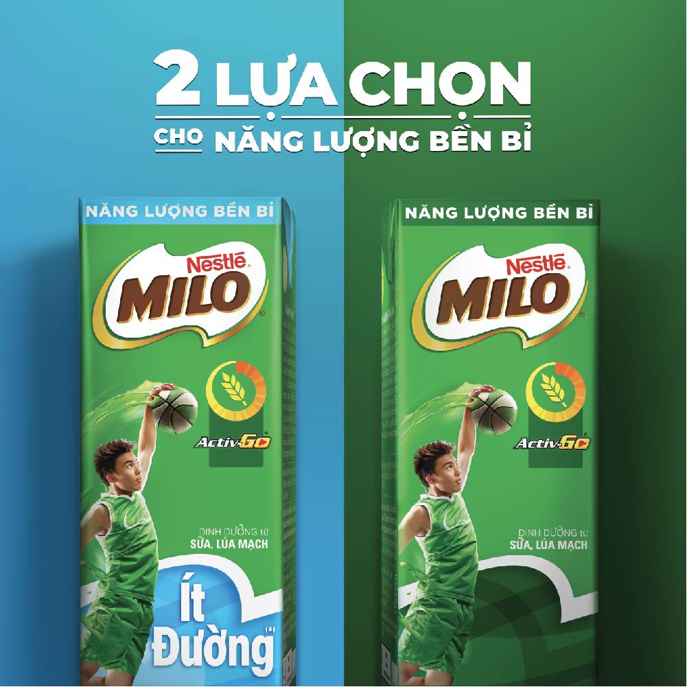 Thùng 48 hộp sữa lúa mạch Nestlé MILO 180ml/hộp