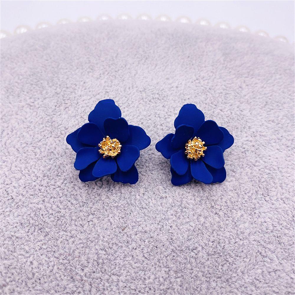 Khuyên Tai Xỏ Lỗ Họa Tiết Xịt Sơn Giá Rẻ Cho Nữ / Trang Sức / Trang Sức OSIER1
