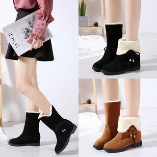 BỐT NỮ DA LỘN LÓT LÔNG  SIÊU HOT - ĐỘN 3CM