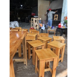 GHẾ GỖ QUÁN ĂN