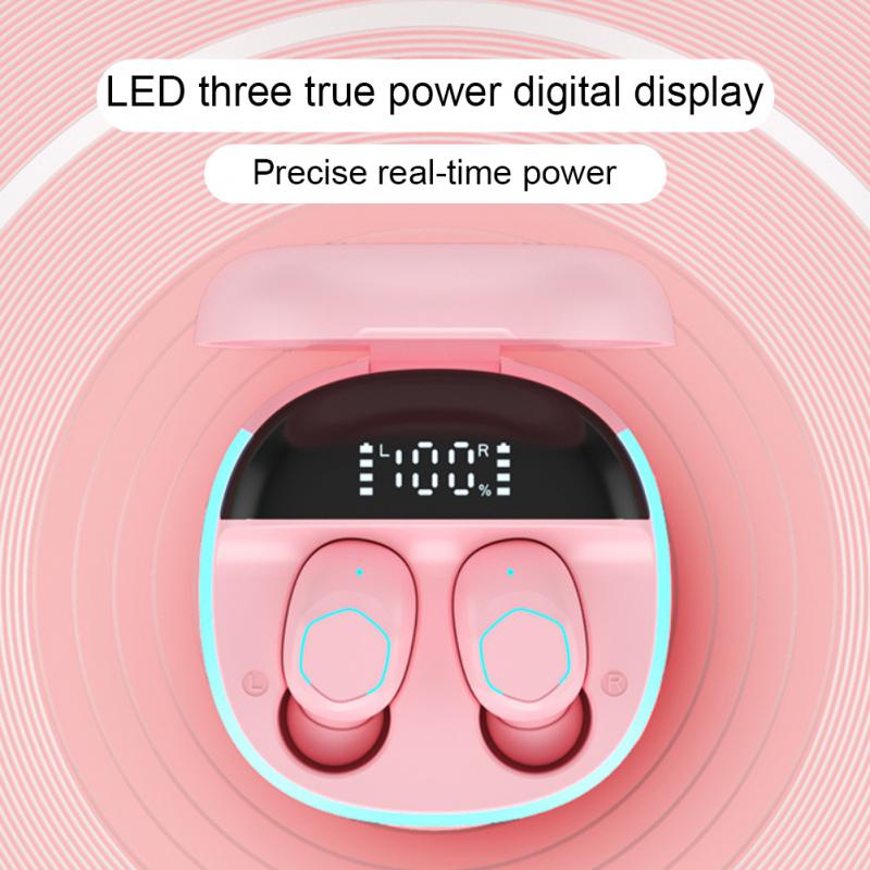 Tai nghe không dây M13 Macaron Tws Chống Nước Có Màn Hình LED