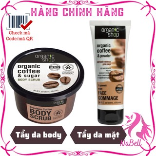 Tẩy Tế Bào Chết da/ tẩy da chết body Organic Shop giúp da mịn màng, sáng màu,giúp tái tạo làn da,sản sinh các tế bào mới