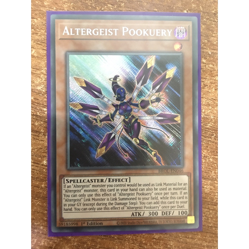 Thẻ bài Altergeist Pookuery Xuất xứ Châu Âu