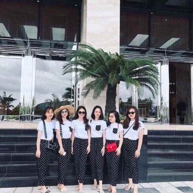 Bộ áo phông quần lanh