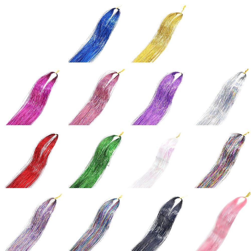 Dây Cột Tóc Lấp Lánh 14 Màu 94cm F0I3