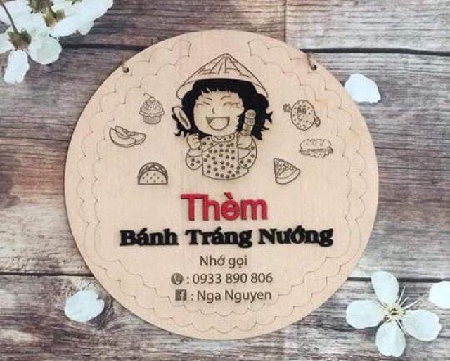 Bảng gỗ thương hiệu - đạo cụ chụp ảnh onl | WebRaoVat - webraovat.net.vn