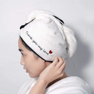 Khăn quấn tóc siêu thấm khô nhanh