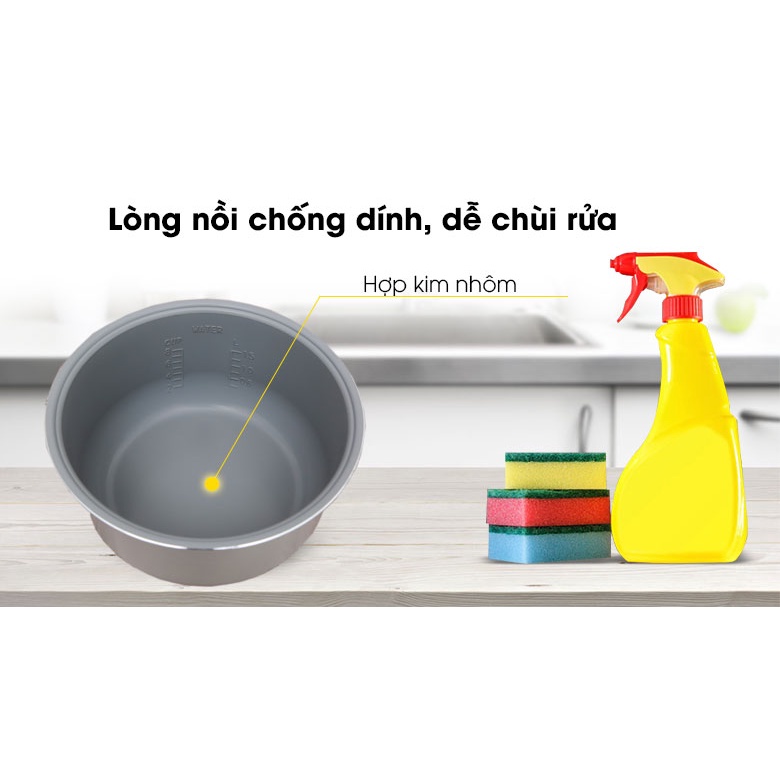 GIÁ SỈ-Nồi cơm mini nắp gài Midea 1.5 lít MR-CM1533. HÀNG CHÍNH HÃNG BẢO HÀNH 12 THÁNG