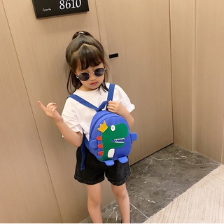 Ba lô đi học cỡ nhỏ siêu nhẹ in hình khủng long hoạt hình dễ thương cho bé