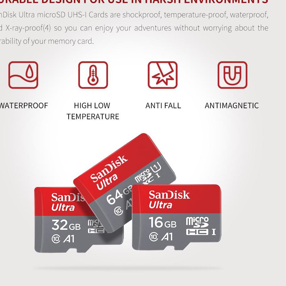 Thẻ Nhớ Micro Sd 32gb 100mb / S Ultra Micro Sd Hc Class 10 | BigBuy360 - bigbuy360.vn