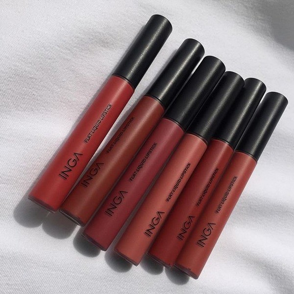 [HOT] Son Kem Lì Lên Màu Siêu Chuẩn Inga Flat Liquid Lipstick