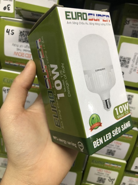 Bóng LED Trụ Euro 10W Siêu Sáng