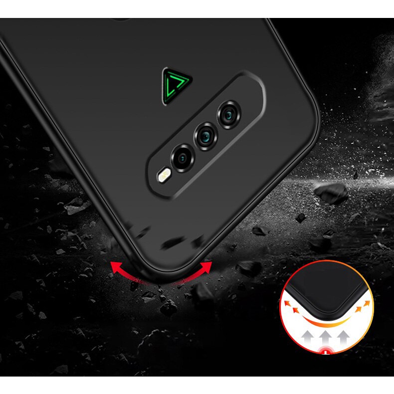 Ốp Điện Thoại Tpu Mềm Nhám Chống Sốc Cho Black Shark 4 3 3s 2 Helo Phone Couqe Funda