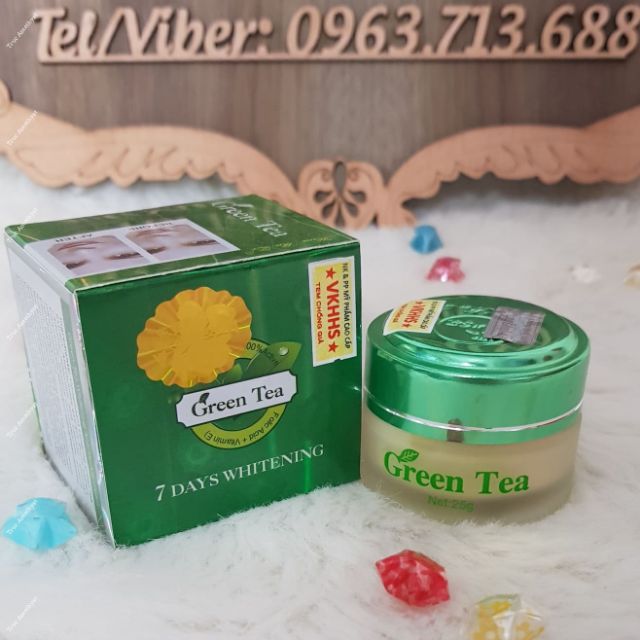 KEM NGỪA NÁM TÀN NHANG ĐỒI MỒI GREEN TEA