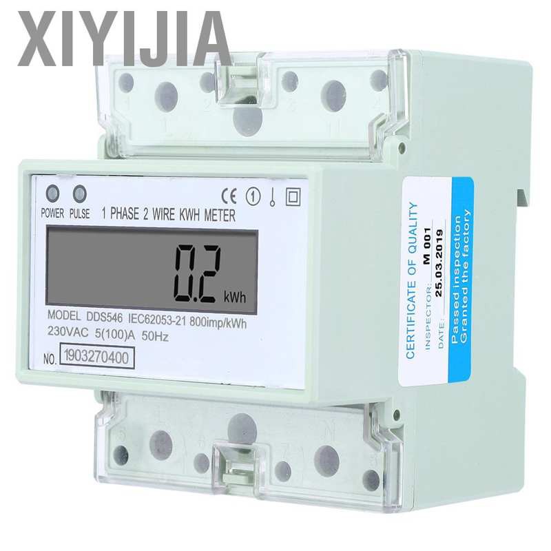 Đồng Hồ Thông Minh 5-100 A 230 Va Lcd Kwh Tiết Kiệm Năng Lượng