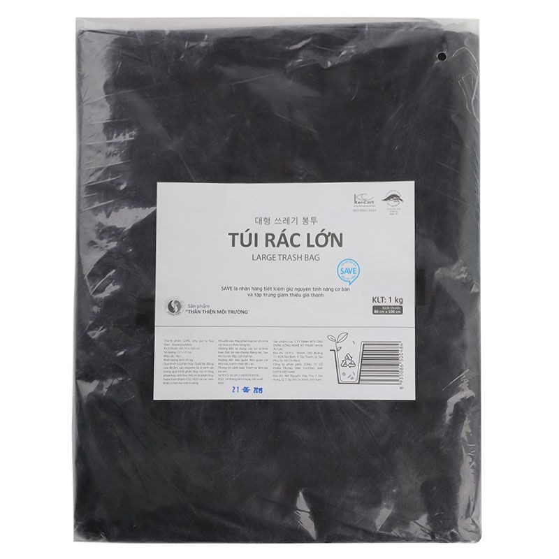 (SL) Túi Rác Đen Lớn Choice L 80x100cm (1KG)