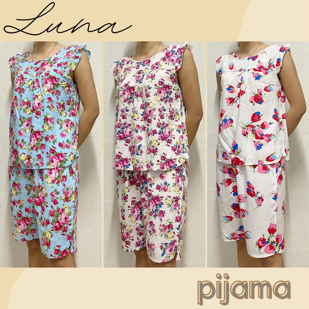 Đồ bộ lanh cho mẹ quần lửng mặc nhà giá rẻ, thoáng mát LUNA, đồ bộ trung niên | BigBuy360 - bigbuy360.vn