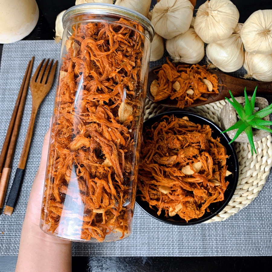 Khô Heo Cháy Tỏi Mana Food 200G - 300G