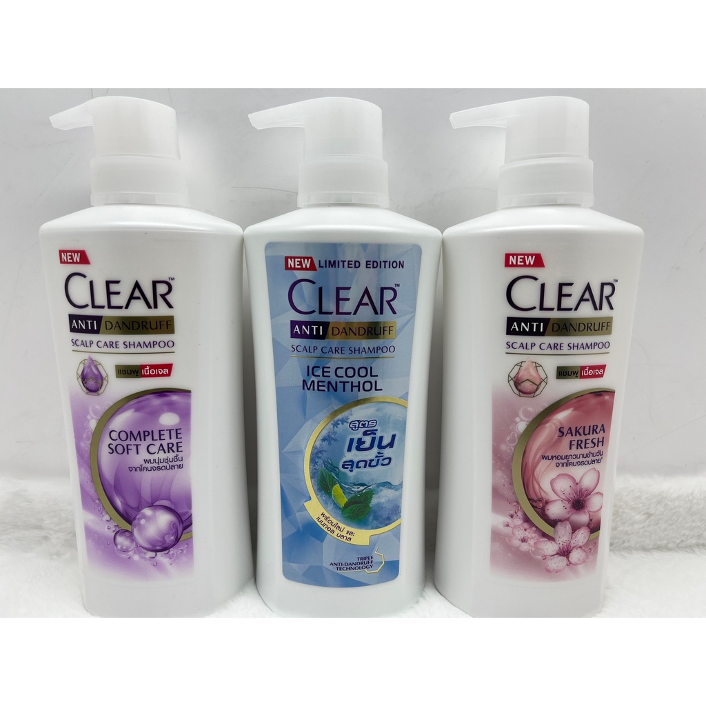 Mẫu mới - Dầu Gội Đầu Clear Các Loại Thái Lan 435ml - 480ml - moctra251219
