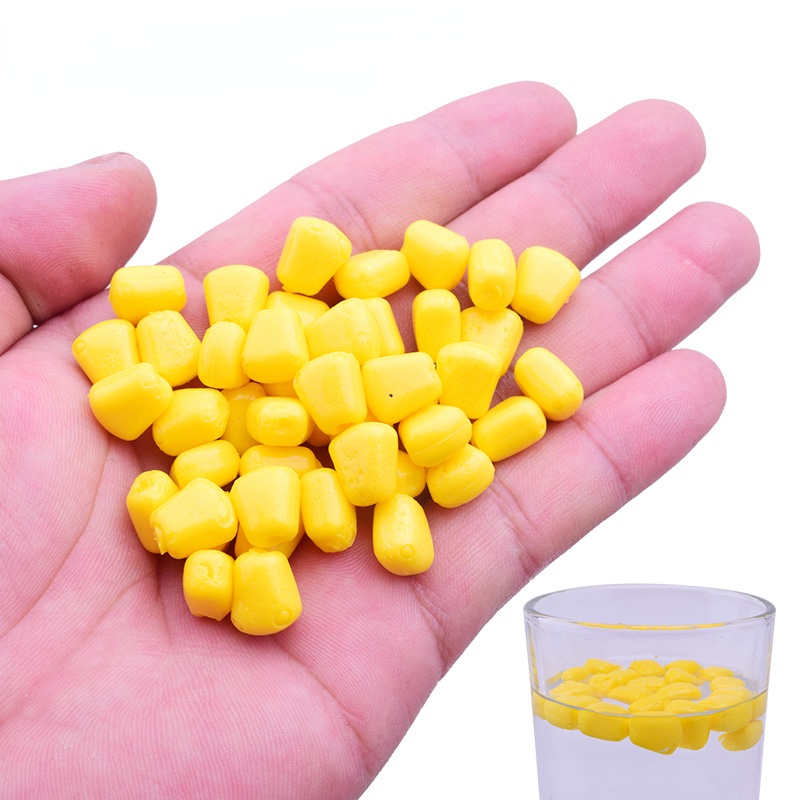 Mồi Câu Cá Giả Hình Hạt Bắp / Bắp Ngô Nhân Tạo Nổi Chống Cắn / Cá Ngoài Trời Bền Bỉ