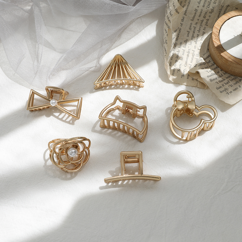 Kẹp tóc đính ngọc trai giả thời trang cho nữ