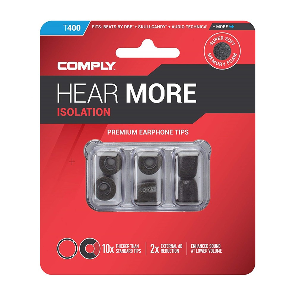 Nút Tai Nghe Bằng Memory Foam Siêu Mềm Comply T100 T200 T400 T500