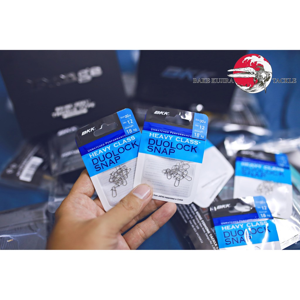 Khóa lure BKK nhỏ gọn siêu chắc chắn, rẻ bền đẹp, giá chỉ 45k mà tới 12 cái