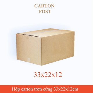20 thùng carton 33x22x12 - hộp carton post sg