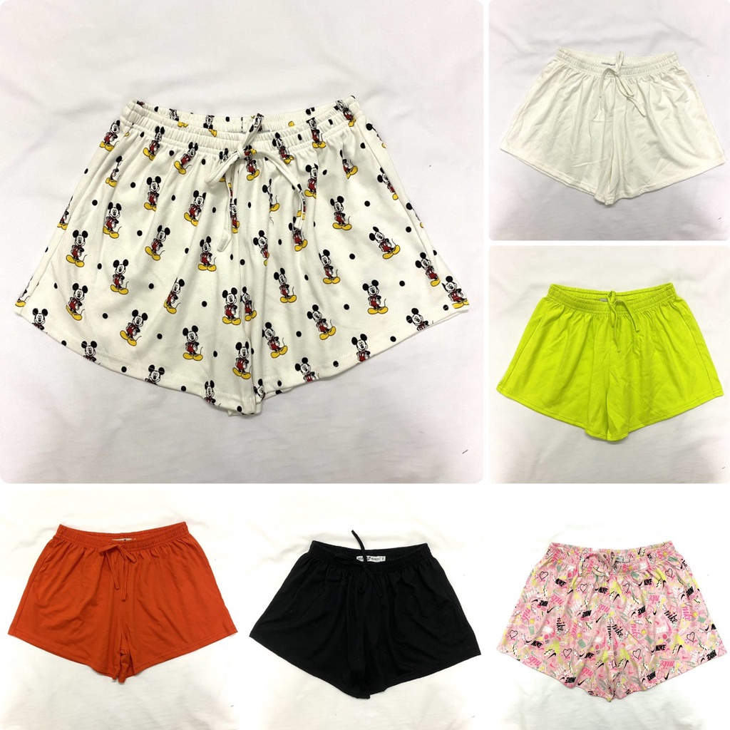Quần đùi nữ mặc nhà, quần nữ thun cotton bigsize - AA01