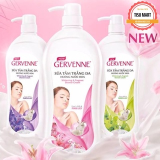 Sữa tắm trắng da Gervenne Pink Lily/ Green Lily/ Purple Lily 450gr