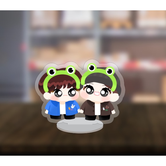 Mô hình Standee Kook - Tea - Kpop - BTS Arttis Chibi 2cm/5cm/10cm
