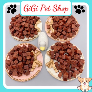 Bánh thưởng snack gói 100g vị thịt bò cho chó mèo phù hợp mọi lứa tuổi thú cưng bổ sung dinh dưỡng - GiGi Pet Shop