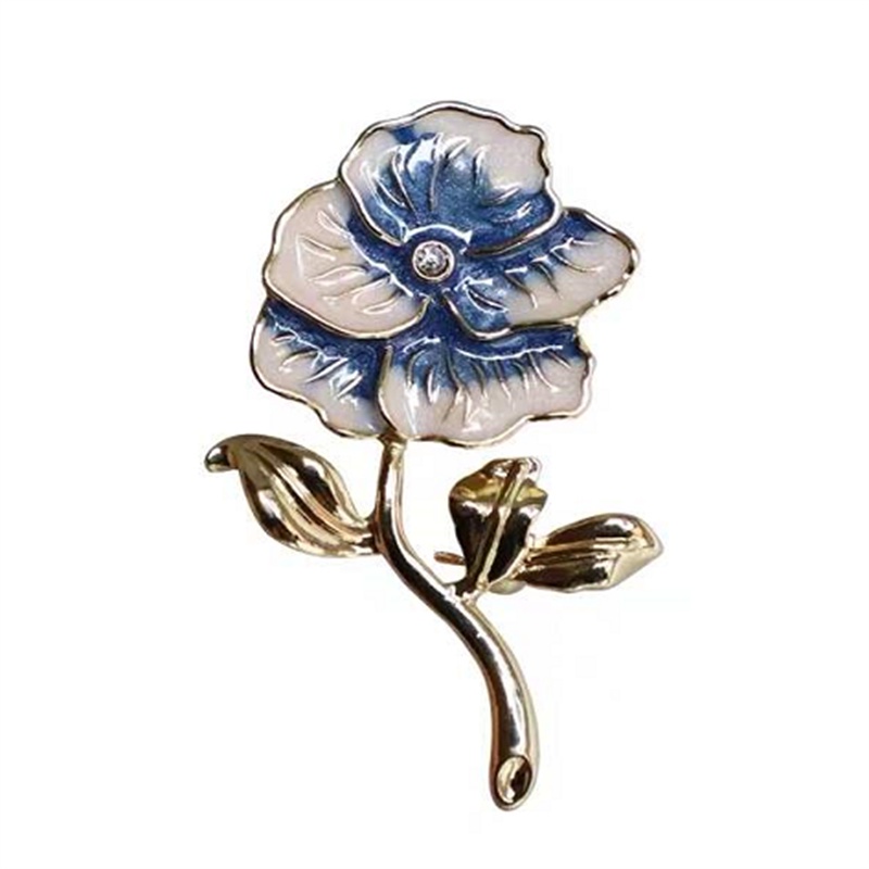 Trâm Cài Áo Hình Hoa Quả Đính Đá Sang Trọng Cho Nữ