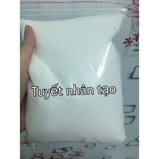 Tuyết Nhân Tạo Loại 50Gram Đóng Gói Túi Zip Nguyên Liệu Làm Slime Mây  bán lỗ squishyshop664