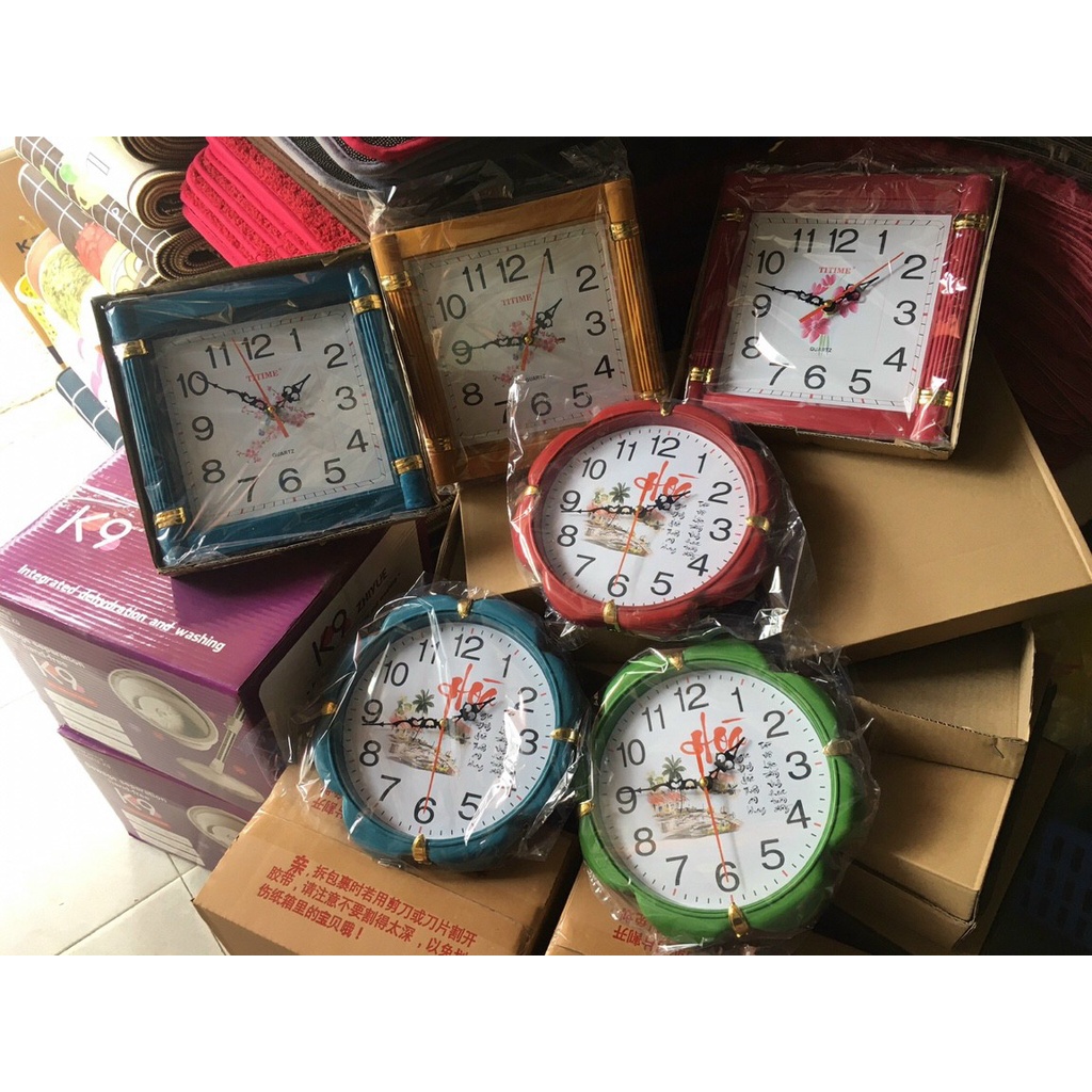 Đồng hồ treo tường sinh viên, học sinh 26cm
