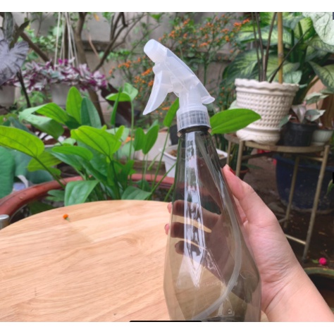 Bình xịt 500ml màu đen - dùng xịt nước tưới cây tiện dụng - Trang Flowers