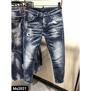 Quần jean nam rách co giãn đẹp, quần bò nam size lớn