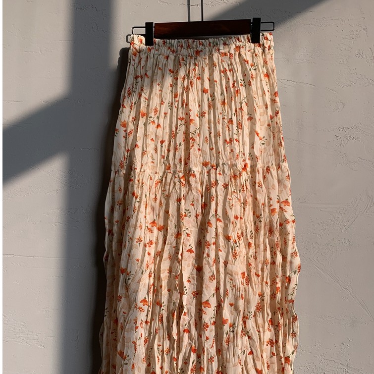 [CÓ SẴN] Chân váy hoa dáng dài vintage chiffon hot trend | BigBuy360 - bigbuy360.vn