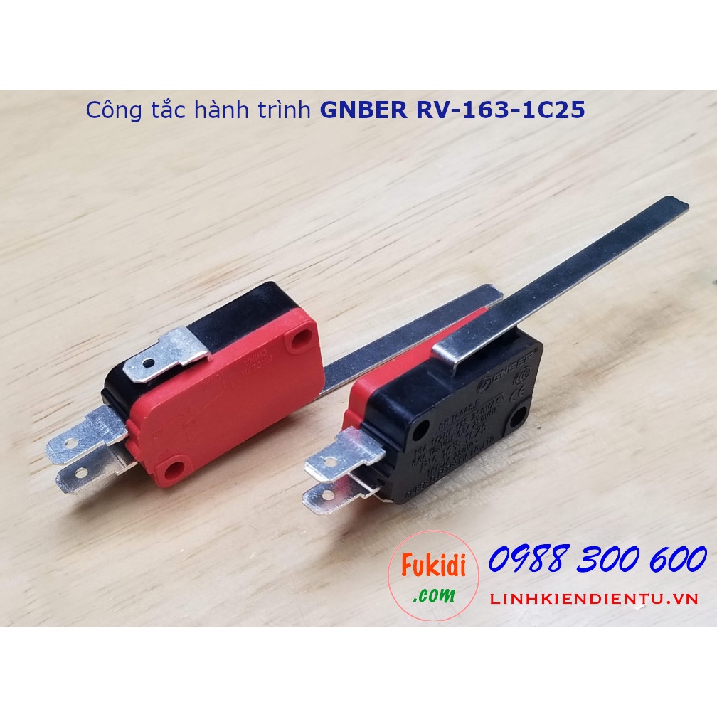 Công tắc hành trình GNBER RV-163-1C25 loại đòn bẩy dài