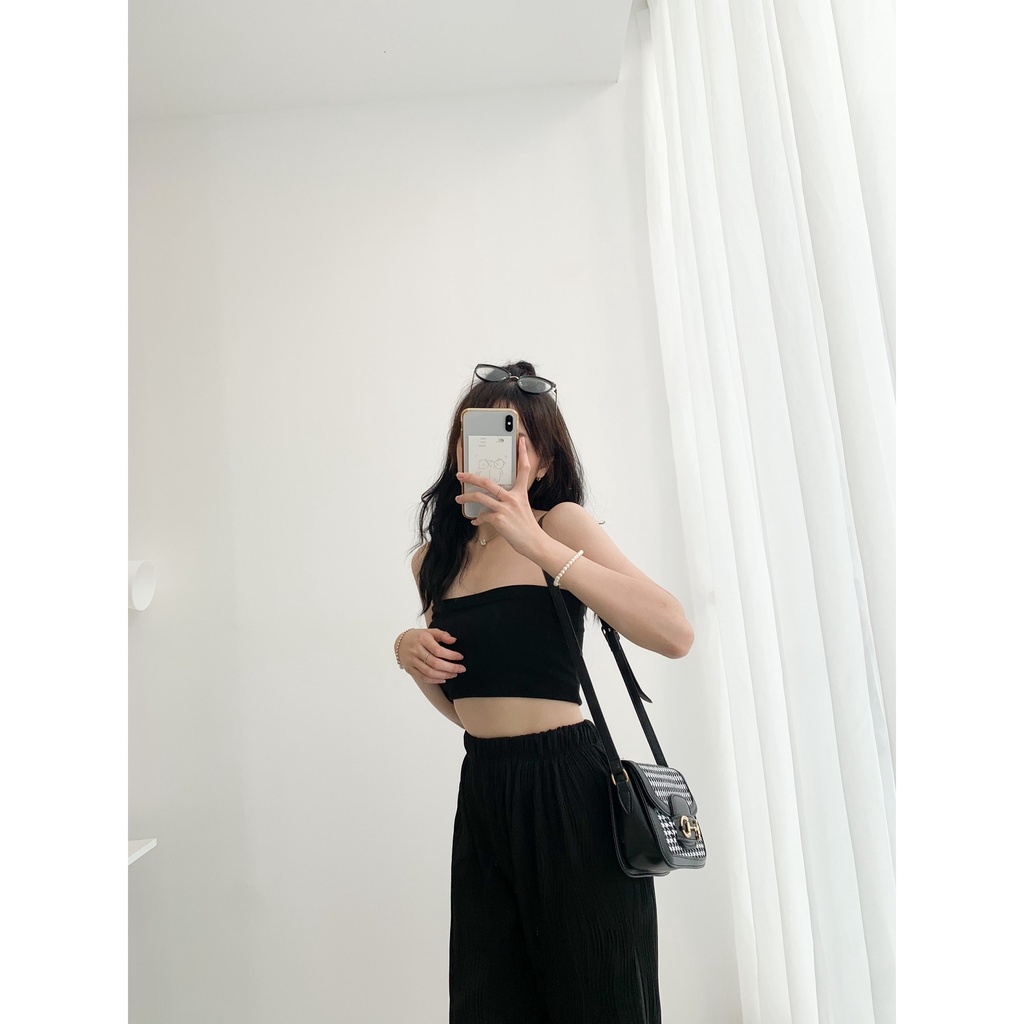 Áo ống quây thun trơn croptop A2225 SUSTORE