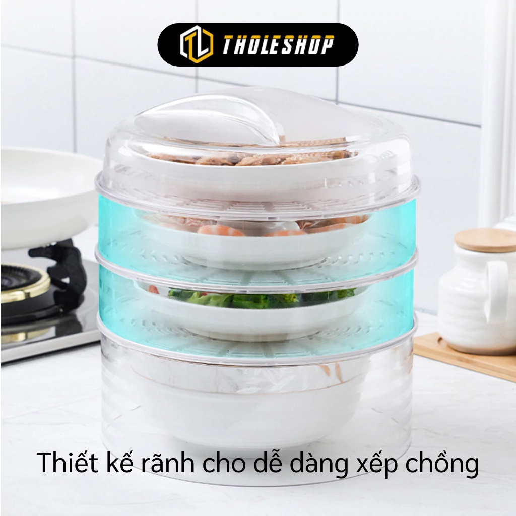 [SGD] Lồng Bàn 5 Tầng - Tháp Đậy Thức Ăn, Thực Phẩm Giữ Nhiệt Có Thể Tháo Rời Chống Bụi 9664