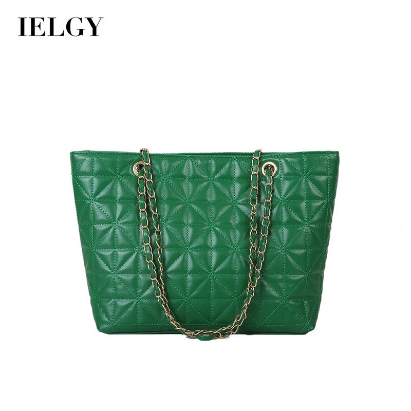 Túi đeo vai IELGY sức chứa lớn thiết kế đơn giản thời trang cho nữ