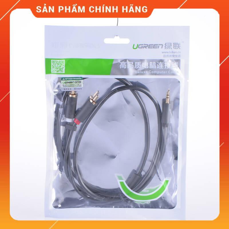 Dây chuyển đổi 3.5mm ra 2RCA (HOA SEN) UGREEN AV102 dailyphukien