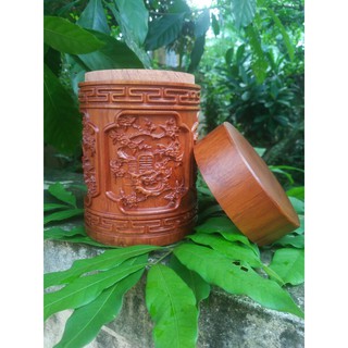 Hộp đựng chè gỗ hương