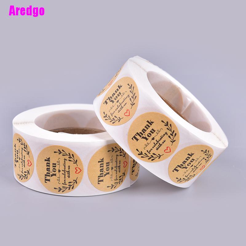 Cuộn 500 Sticker Chữ Thank You Dán Trang Trí