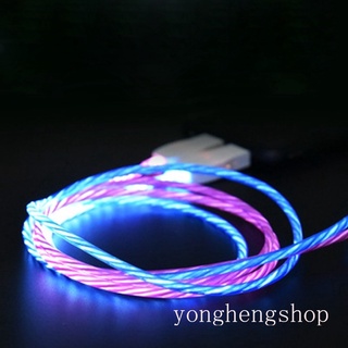 Cáp Sạc Có Đèn LED Cổng Type C Cho Điện Thoại Android