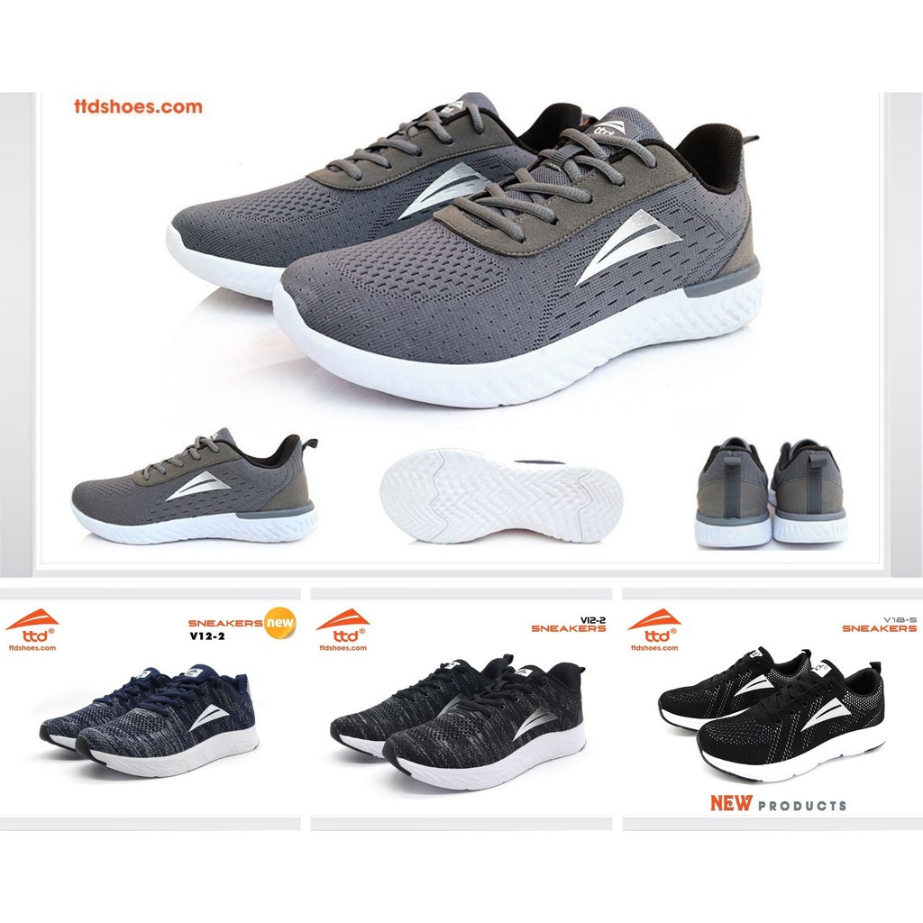 Vip FULLBOX Giày Sneaker nam thời trang TTD Giày thể thao nam vải dệt siêu nhẹ hàng việt nam xuất khẩu chất lượng cao