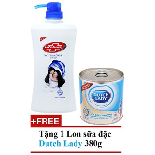 Dầu gội Lifebuoy 640g Tặng 1 Lon sữa đặc Cô Gái Hà Lan 380g