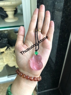Mặt dây hồ ly thạch anh lưu ly
